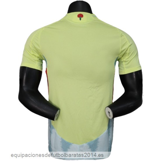 Nuevo 2ª Jugadores Camiseta Espana 2024 Amarillo Baratas